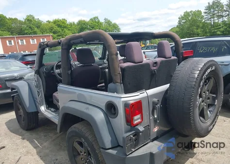 2013 Jeep Wrangler Sport из США, поврежденный, VIN 1C4AJWAG1DL608971